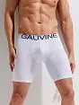Однотонные боксеры с уплотненным гульфиком белого цвета GAUVINE RTGAU3013-02